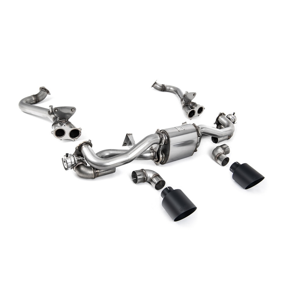 Milltek SSXPO149 Ligne avec rempacement de FAP avec valve Nécessite reprog embout Dual GT115 Cerakote Black - MLK-SSXPO149 - SSXPO149