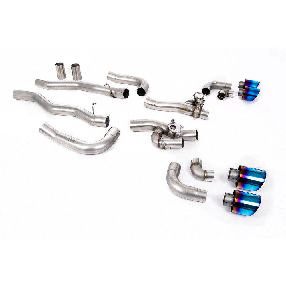 Milltek SSXBM1188 FAP Back avec By-pass du silencieux arrière avec valve embout Quad GT115 Burnt - MLK-SSXBM1188 - SSXBM1188