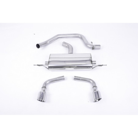 Milltek SSXAU143 Catback Necessite bas de bouclier 3.2 V6 Homologué CE Dual Jet 100