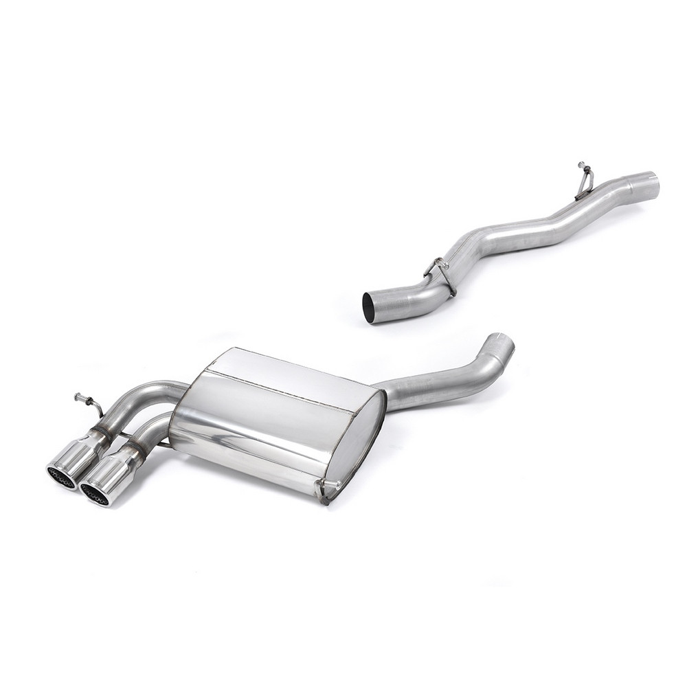 Milltek SSXAU197 Catback senza silenziatore intermedio Twin GT80 - MLK-SSXAU197 - SSXAU197