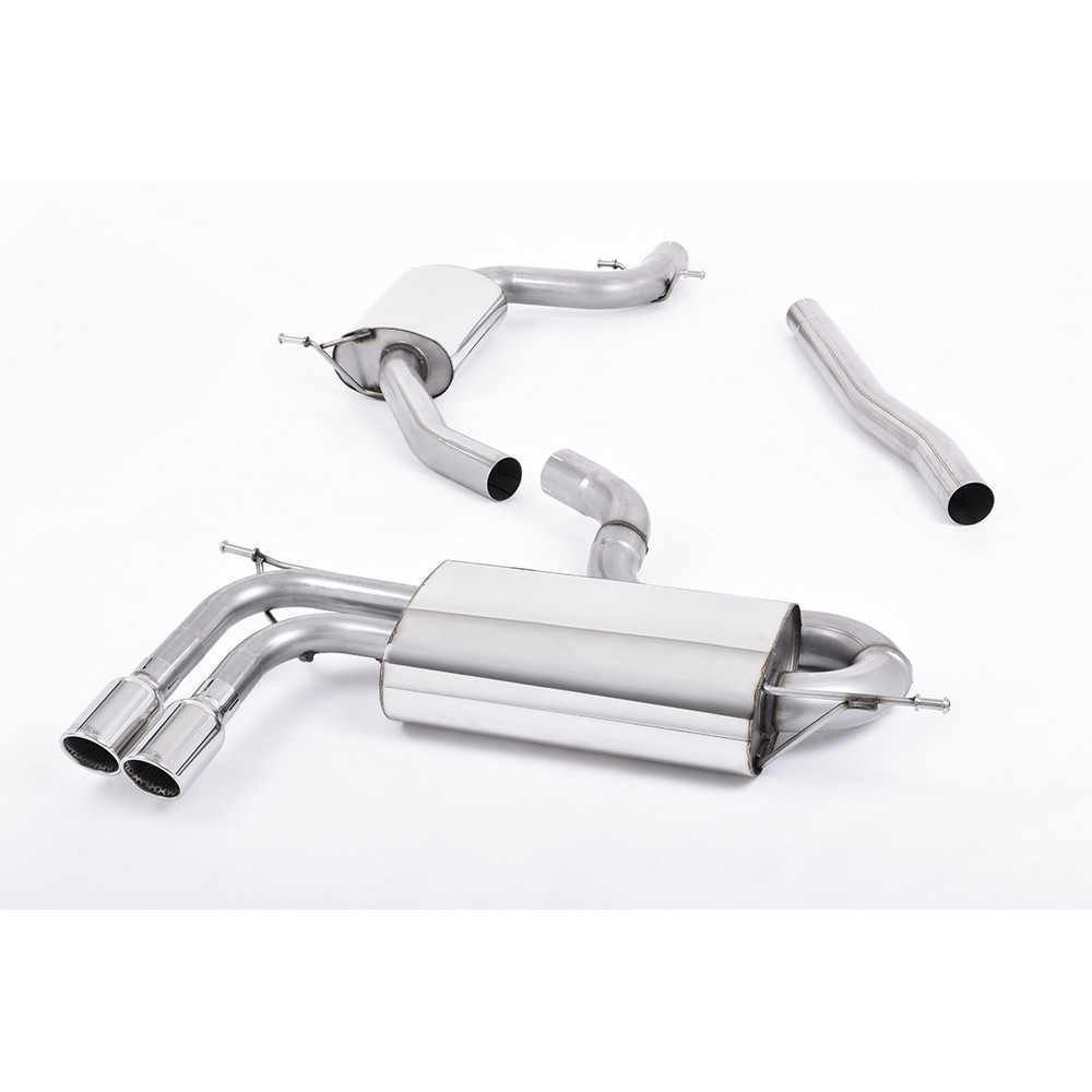 Milltek SSXAU259 Catback avec silencieux inter embout Twin Jet 80 - MLK-SSXAU259 - SSXAU259