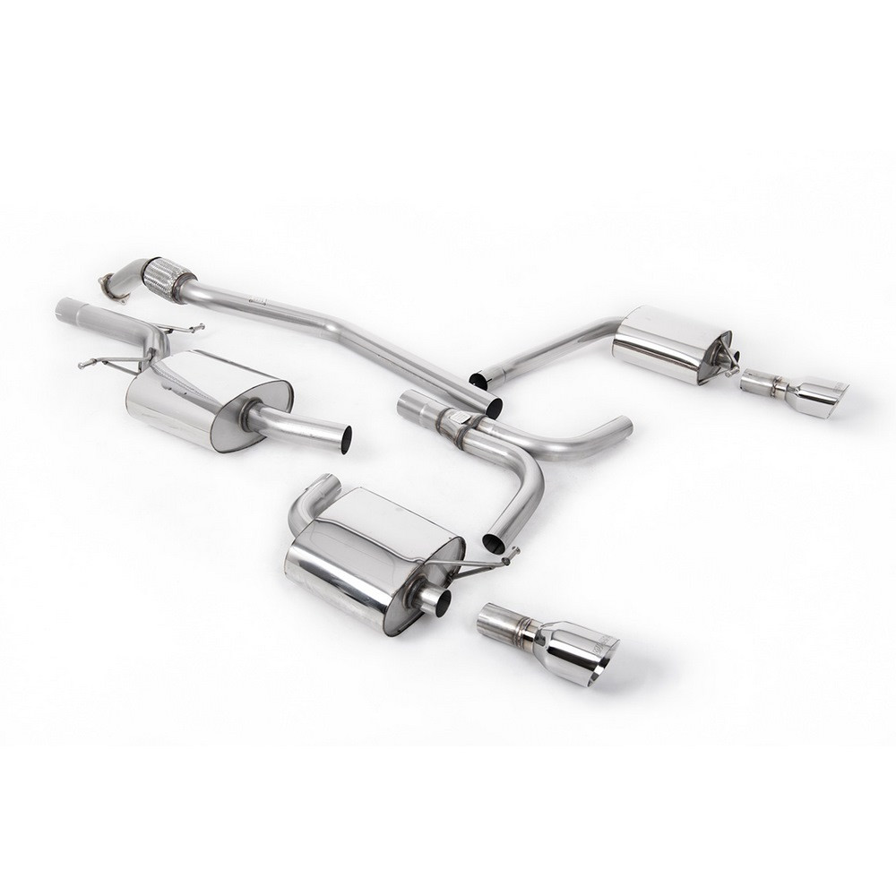 Milltek SSXAU318 Catback avec silencieux inter embout Dual GT100 - MLK-SSXAU318 - SSXAU318