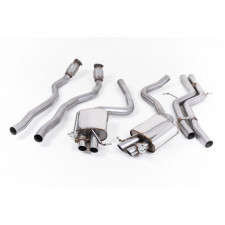 Milltek SSXAU335 Catback senza silenziatore inter downpipe senza silenziatore