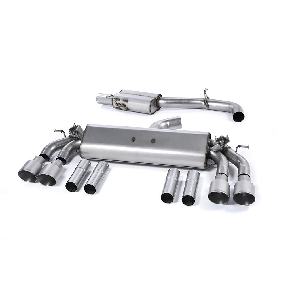 Milltek SSXAU472 Catback sans silencieux inter embout Quad GT100 Titane - MLK-SSXAU472 - SSXAU472