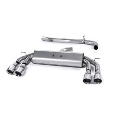 Milltek SSXAU523 Catback sans silencieux inter sans Valve silencieux Arrière embout Quad GT100
