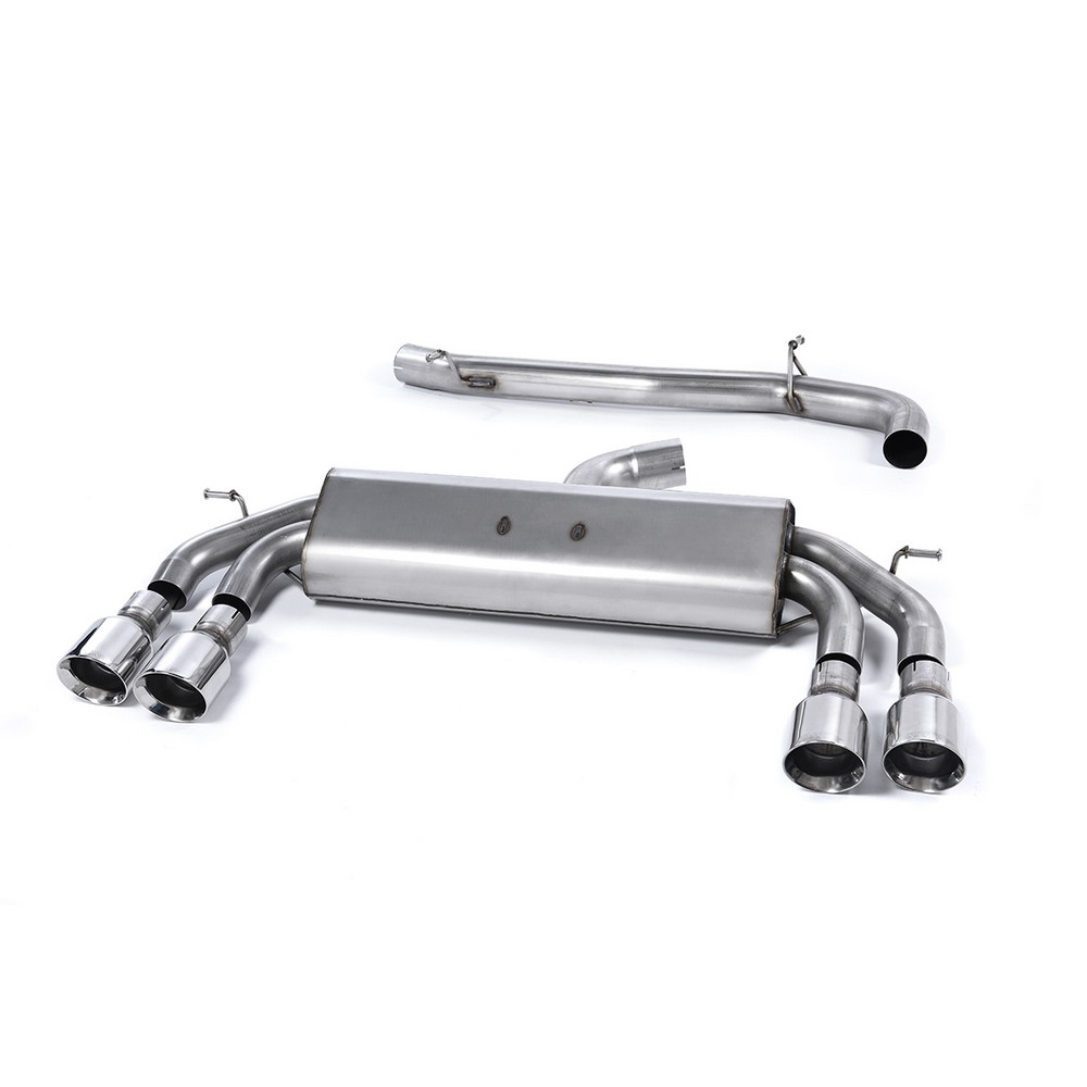 Milltek SSXAU523 Catback senza silenziatore inter senza silenziatore Valve Ugello posteriore Quad GT100 - MLK-SSXAU523 - SSXAU523