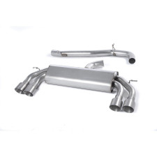 Milltek SSXAU524 Catback sans silencieux inter sans Valve silencieux Arrière embout Quad GT100 Titane