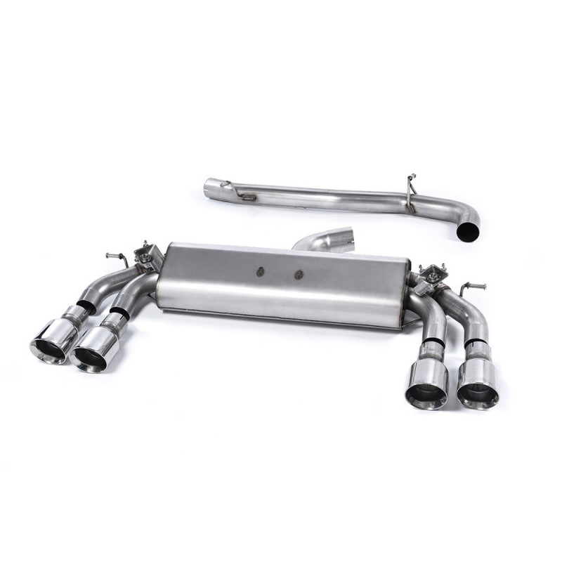 Milltek SSXAU533 Catback zonder demper inter zonder klepdemper Achtersproeier Quad GT100 - MLK-SSXAU533 - SSXAU533