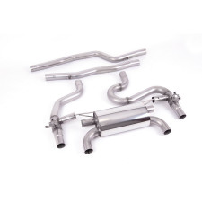 Milltek SSXBM1143 FAP Back sans silencieux inter Equal Length embout Quad GT90 Titane Burnt