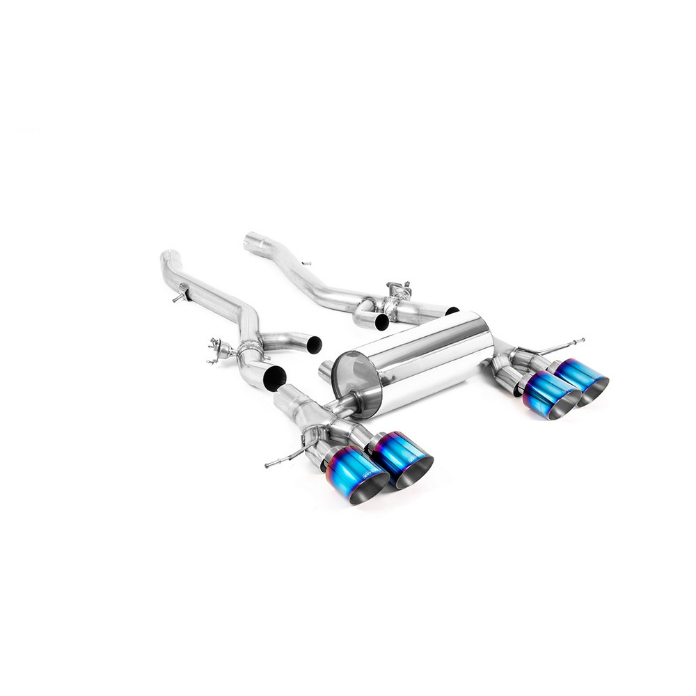 Milltek SSXBM1172 FAP Back avec Valve embout Quad GT115 Burnt - MLK-SSXBM1172 - SSXBM1172