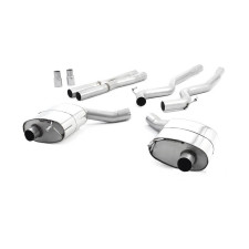 Milltek SSXFD218 Catback senza silenziatore intermedio Dual GT100 Titanium