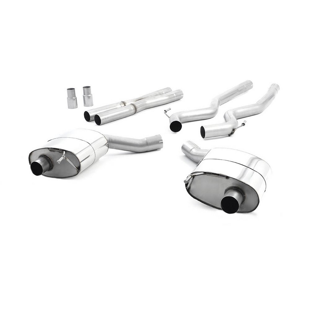 Milltek SSXFD218 Catback senza silenziatore intermedio Dual GT100 Titanium - MLK-SSXFD218 - SSXFD218
