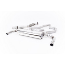 Milltek SSXHY141 Catback avec silencieux antérieur Homologué CE embout GT115 Titane Burnt