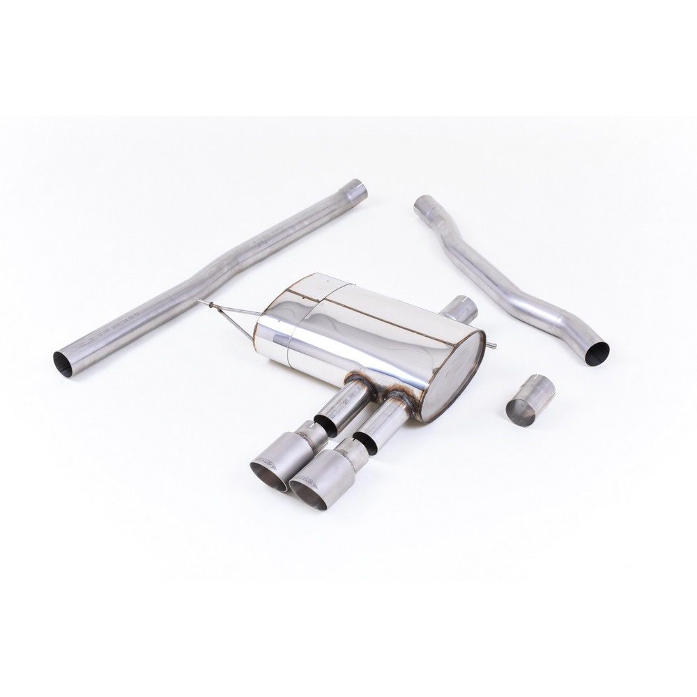 Milltek SSXM422 Catback senza silenziatore intermedio Twin GT90 in titanio - MLK-SSXM422 - SSXM422