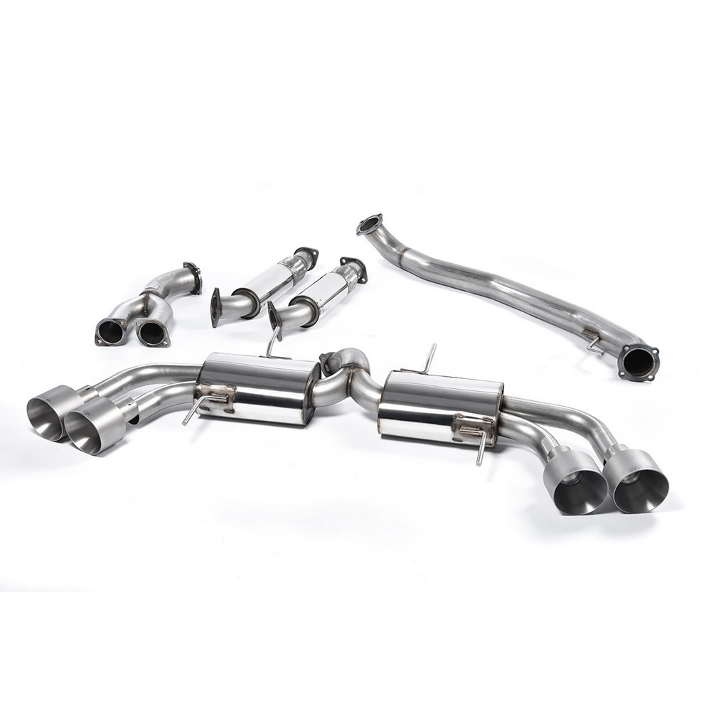 Milltek SSXNI011 Ligne Race après cata antérieur embout Quad 127 Titane - MLK-SSXNI011 - SSXNI011