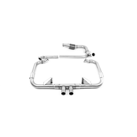 Milltek SSXPO143 Ligne avec cata HJS 200CPSI sans silencieux arrière embout Dual Jet 100 Carbone