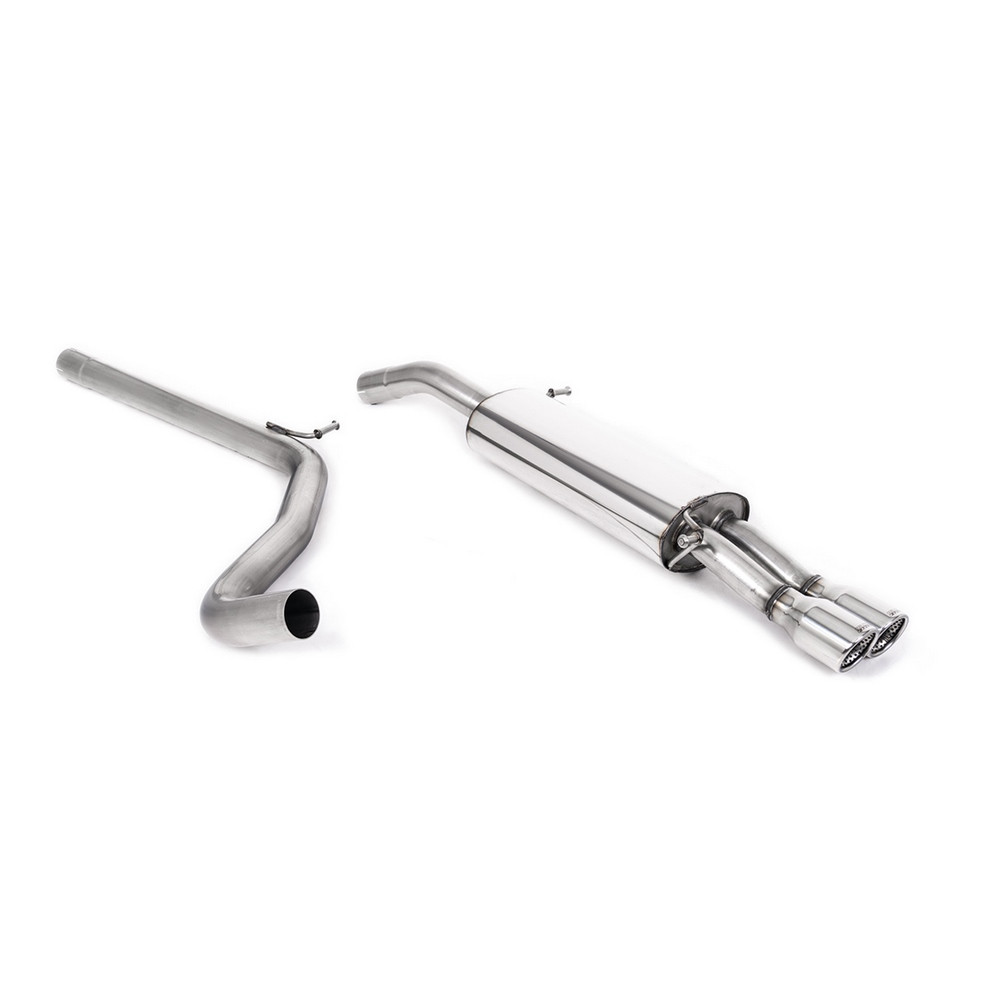 Milltek SSXSE008 Catback senza silenziatore intermedio Twin Jet 76 - MLK-SSXSE008 - SSXSE008