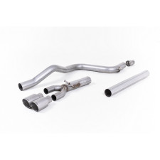 Milltek SSXSE180 Catback sans silencieux inter embout Twin GT80 Titane