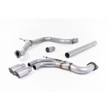Milltek SSXSE182 Catback sans silencieux inter embout Twin GT80 Titane