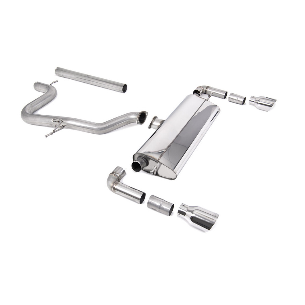 Milltek SSXSE240 Catback senza silenziatore intermedio Dual GT100 - MLK-SSXSE240 - SSXSE240