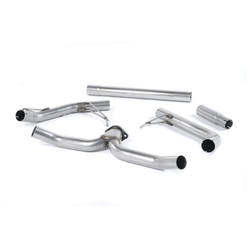 Milltek SSXSK022 Catback zonder demper inter Necesite ondersteuning en rechte tip 2.0T vRS Dubbele tip - MLK-SSXSK022 - SSXSK022