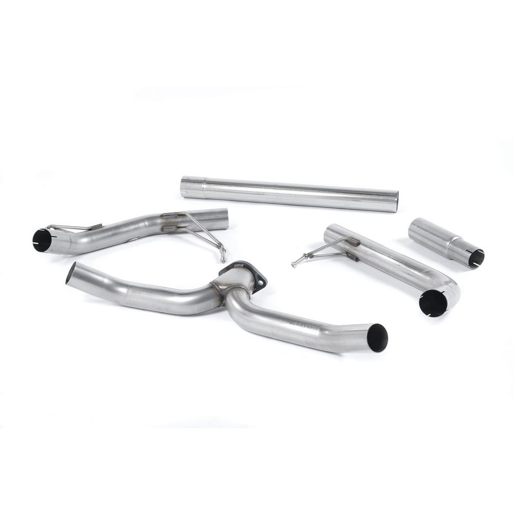 Milltek SSXSK022 Catback zonder demper inter Necesite ondersteuning en rechte tip 2.0T vRS Dubbele tip - MLK-SSXSK022 - SSXSK022