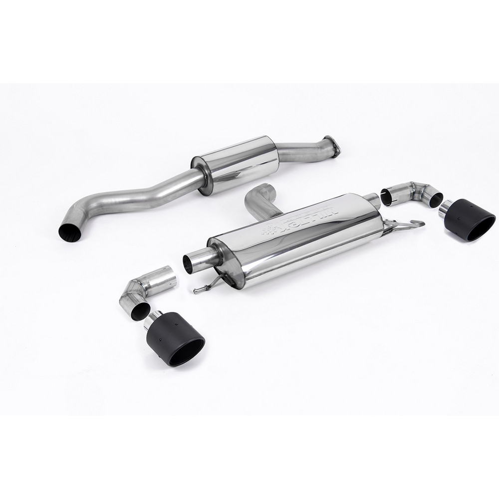 Milltek SSXTY126 FAP Terug met CE-goedgekeurde tussendemper - Jet-115 Koolstoftip - MLK-SSXTY126 - SSXTY126