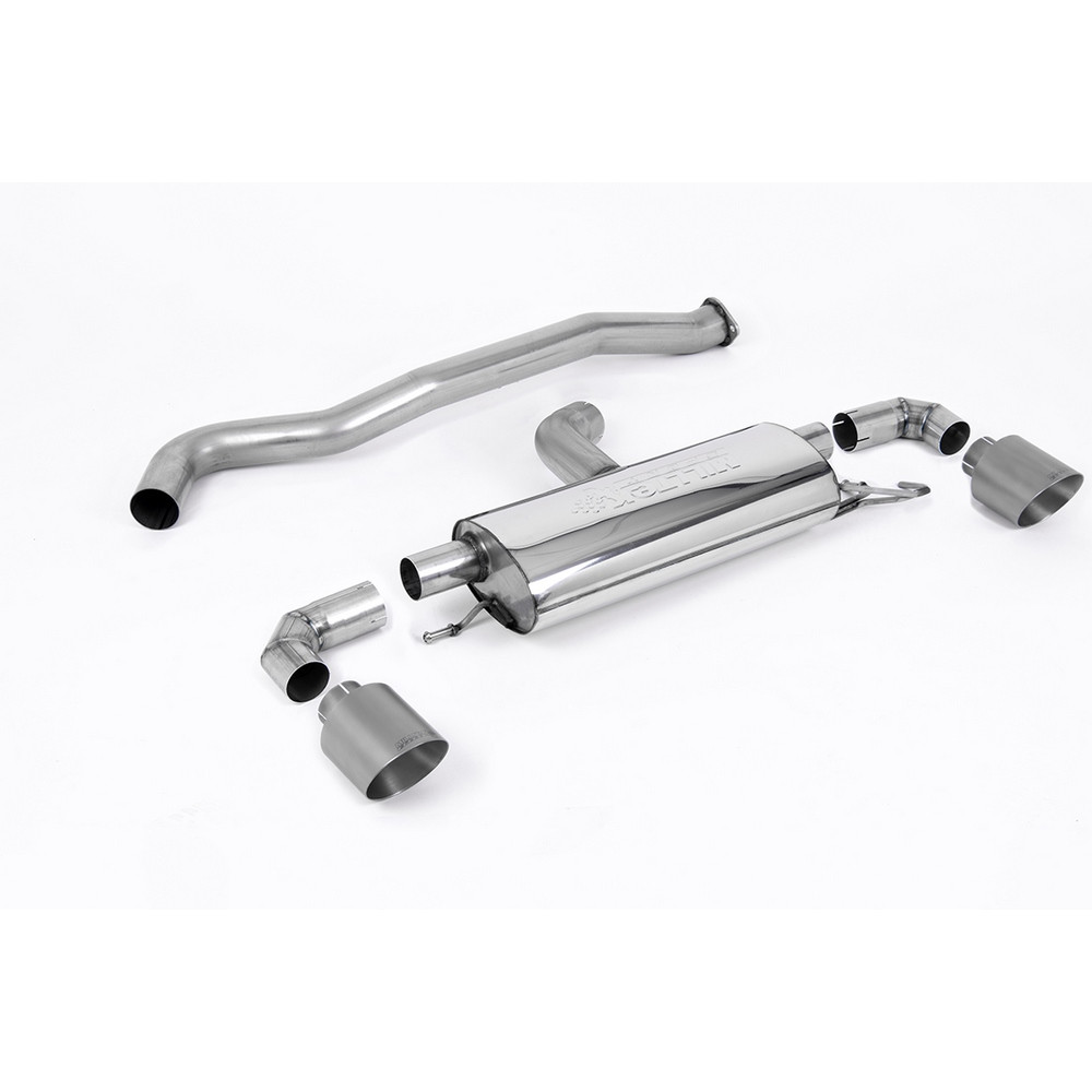 Milltek SSXTY129 FAP Terug zonder tussendemper GT115 Titanium tip - MLK-SSXTY129 - SSXTY129