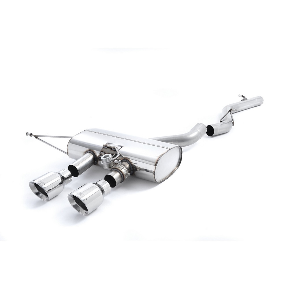 Milltek SSXVW162 Catback sans silencieux inter embout Dual GT100 - MLK-SSXVW162 - SSXVW162