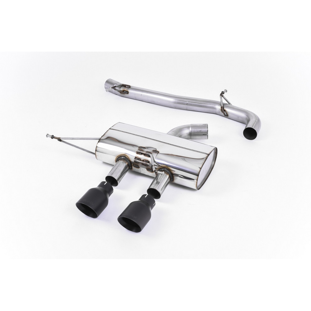 Milltek SSXVW217 Catback Race 76 senza doppio silenziatore intermedio GT100 Black - MLK-SSXVW217 - SSXVW217