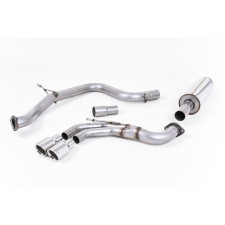 Milltek SSXVW241 Catback avec silencieux inter Homologuée CE embout Twin GT80