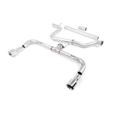 Milltek SSXVW247 Catback senza silenziatore inter Look GTI Necessite fondo scudo GTI tip Dual GT100