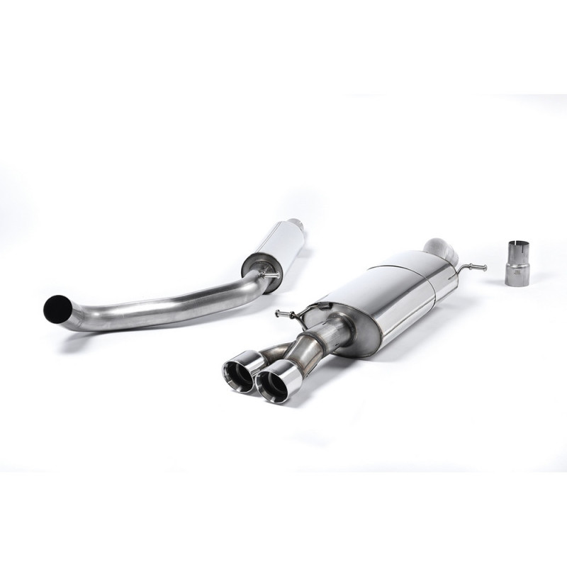 Milltek SSXVW322 Catback met Twin GT80 tussentipdemper - MLK-SSXVW322 - SSXVW322