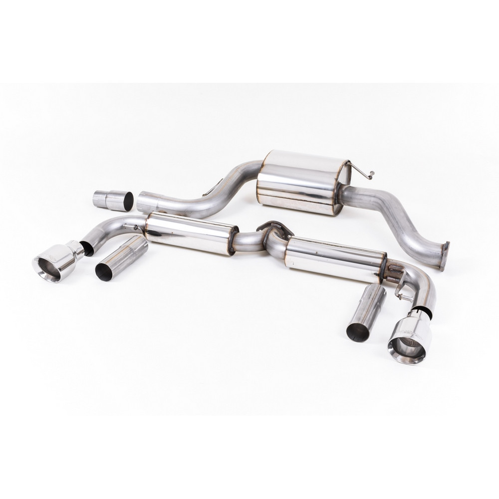 Milltek SSXVW346 Catback avec silencieux inter embout Dual GT100 - MLK-SSXVW346 - SSXVW346