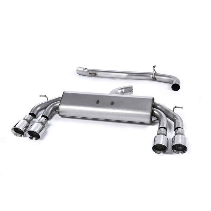 Milltek SSXVW408 Catback zonder demper inter zonder klepdemper Achtersproeier Quad GT100 - MLK-SSXVW408 - SSXVW408
