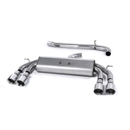 Milltek SSXVW408 Catback sans silencieux inter sans Valve silencieux Arrière embout Quad GT100