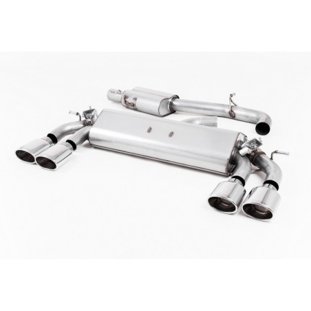 Milltek SSXVW421 Catback avec silencieux inter Homologuée CE embout Ovales