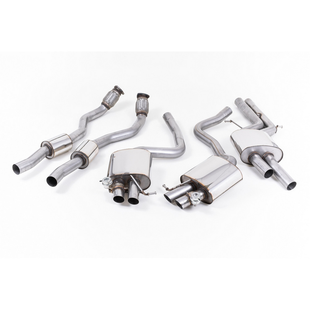 Milltek SSXAU336 Catback avec silencieux inter downpipe avec silencieux Homologué CE - MLK-SSXAU336 - SSXAU336