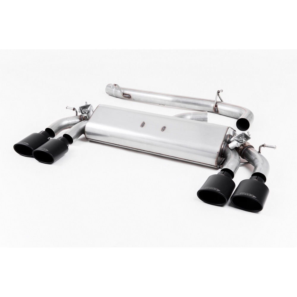 Milltek SSXVW424 Catback senza silenziatore intermedio Cerakote Ovals Black - MLK-SSXVW424 - SSXVW424