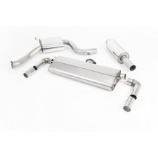 Milltek SSXVW466 Catback avec silencieux inter Homologuée CE embout Dual GT100 Titane Burnt