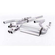 Milltek SSXBM1000 Catback avec silencieux inter avec valve bas de bouclier origine embout Twin GT76