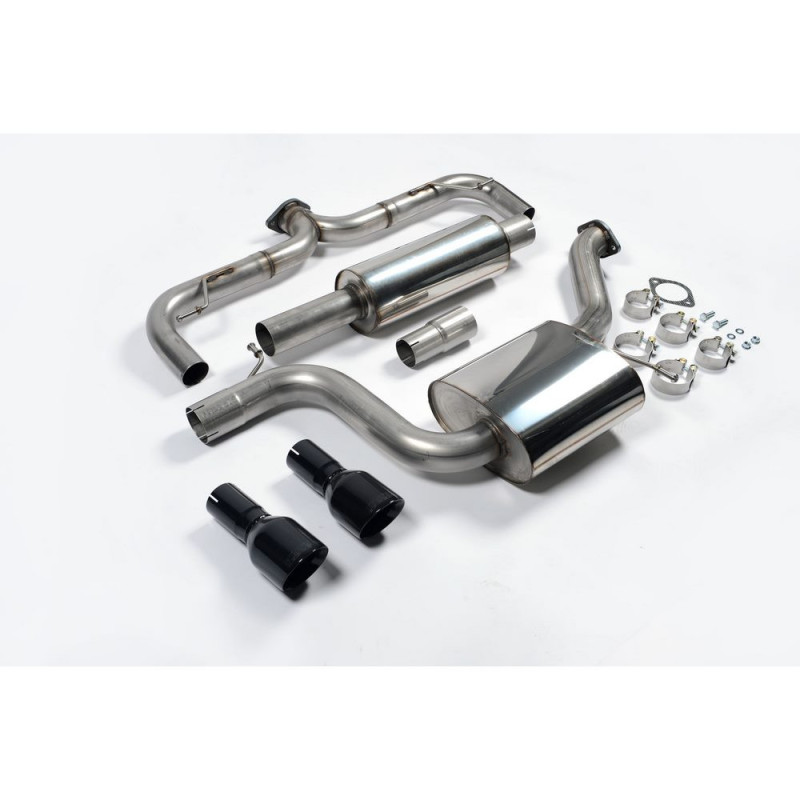 Milltek SSXVW229 Catback versie plus geluid Dubbele GT100 zwarte tip - MLK-SSXVW229 - SSXVW229