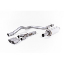 Milltek SSXSE181 Catback avec silencieux inter Homologué CE embout Twin GT80 Titane