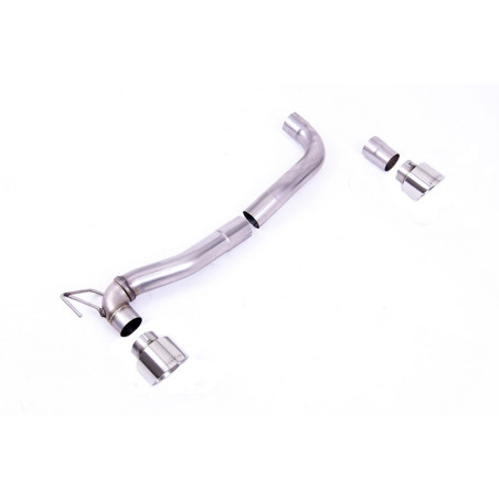 Miscellaneous - Maxton Designs Dual Outlet Upgrade Kit only for Existing Milltek Sport GPF Back Systems with GT-100 Polished Tri