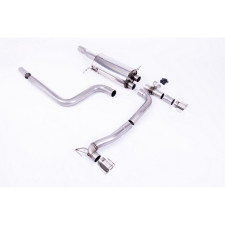 Exhaust - GPF Back Maxton Designs Dual Outlet Polished GT-100 Trims - EC Approved