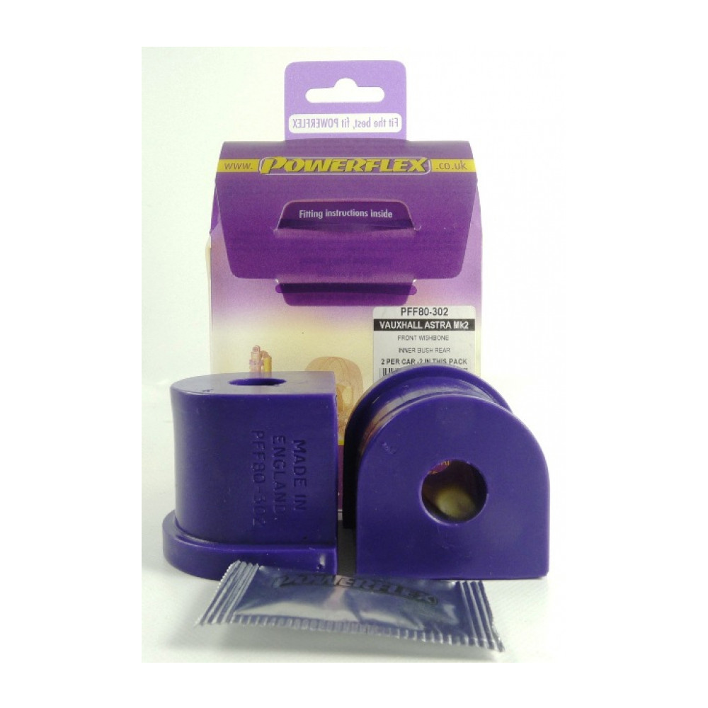 Silentbloc Powerflex triunghiular față pentru Opel Kadett E (2 bucăți) - PF-F80302-2 - PFF80-302 - 5055676509673
