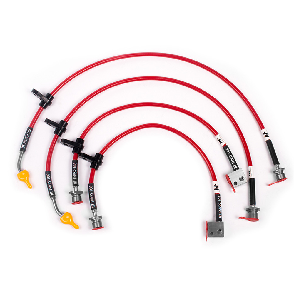 Furtunuri de frână Forge pentru Honda Civic Type R FK8 2.0 Turbo - FO-SBHHON4137.R - SBH-HON-4-137-SOL COLOUR: SOLID RED