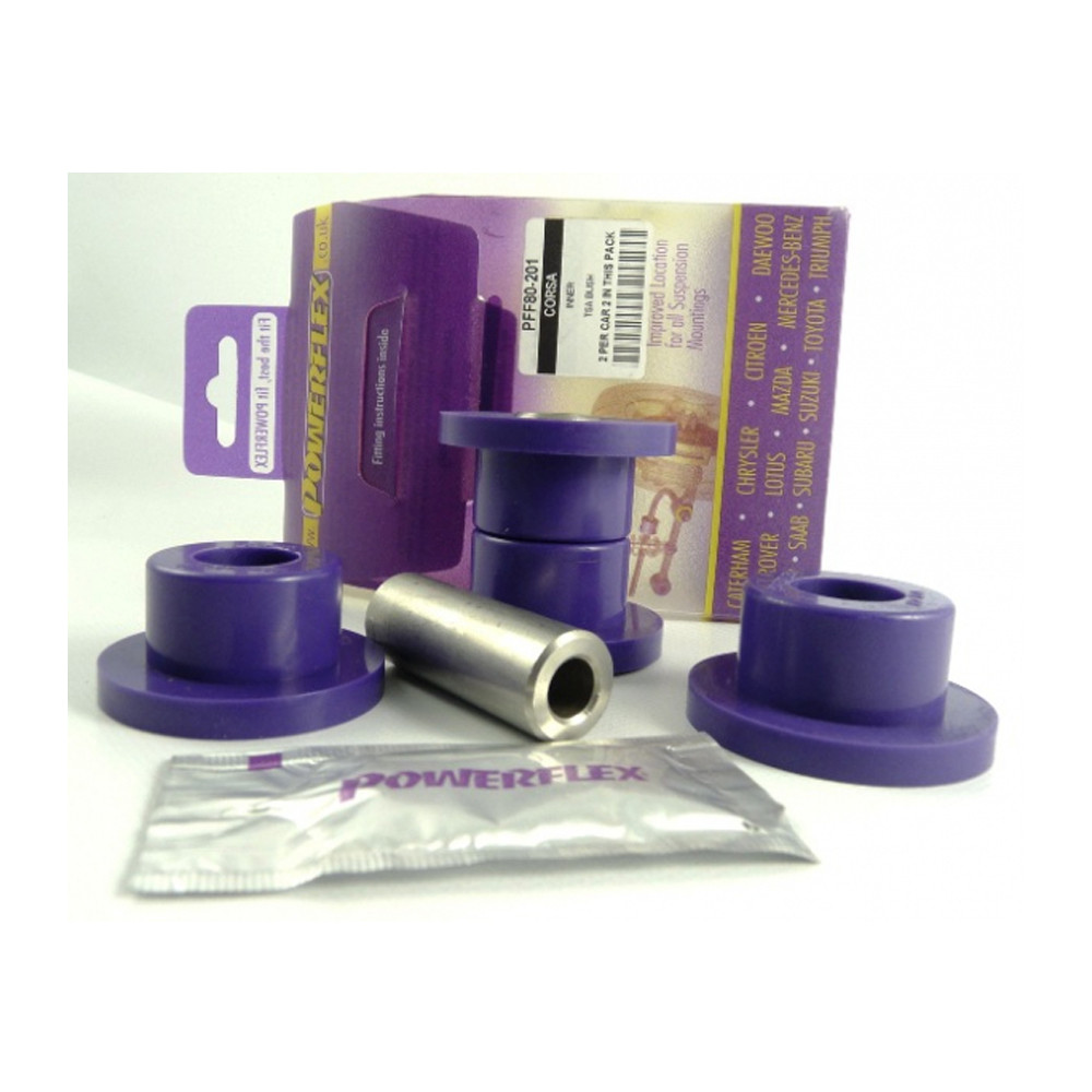 Silent-Bloc Powerflex Sospensione Quadrilatero Anteriore Opel Corsa B / Tigra (2 Pezzi) - PF-F80201-2 - PFF80-201 - 5055676509611