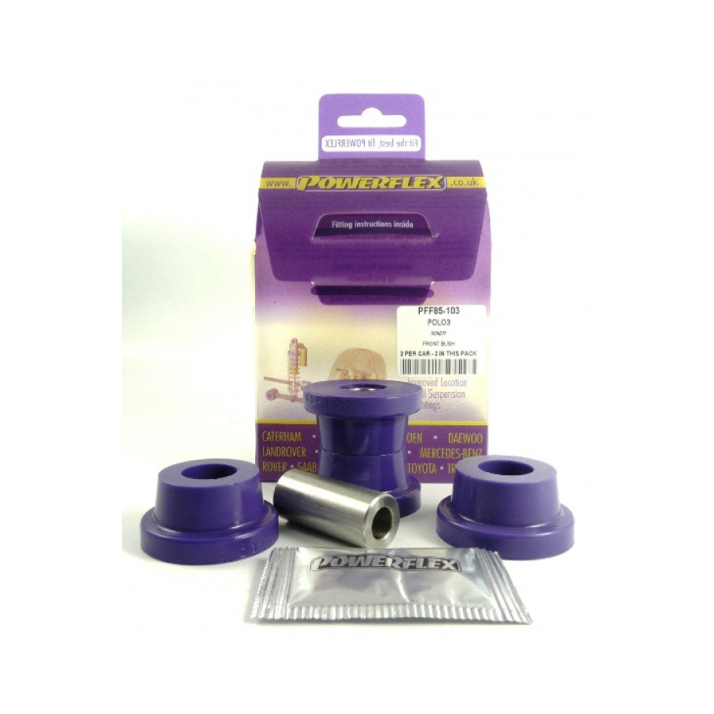 Silentbloc Powerflex triunghiular față pentru Volkswagen Polo (2 bucăți) - PF-F85103-2 - PFF85-103 - 5055676510297