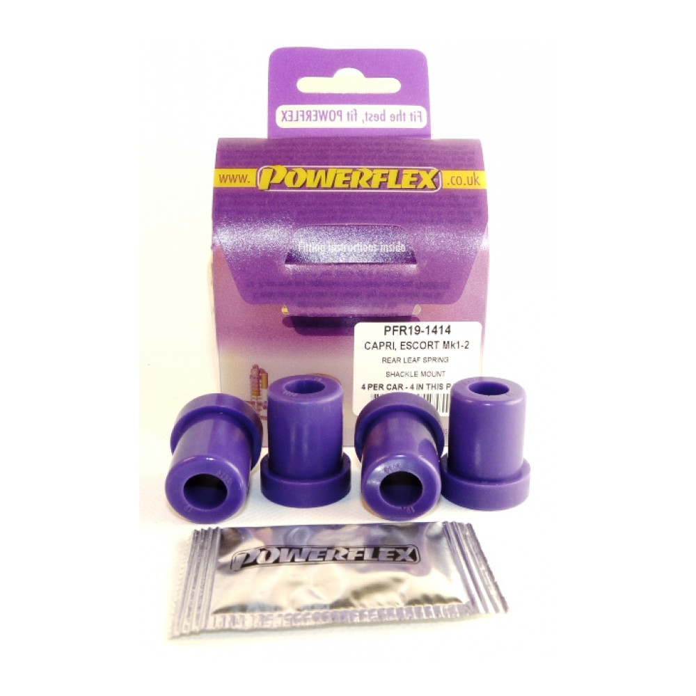 Silentbloc Powerflex cu lamă pentru Ford Escort MK1 (4 bucăți) - PF-R191414-4 - PFR19-1414 - 5055676503077